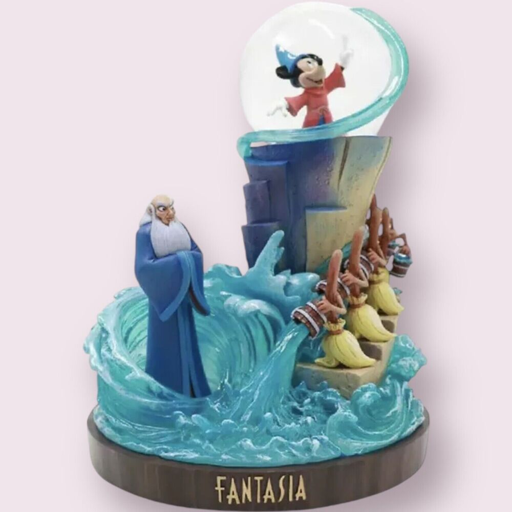 Disney Fantasia 80 Years Mickey Mouse Snow Globe Limited Edition 3400 New in Box